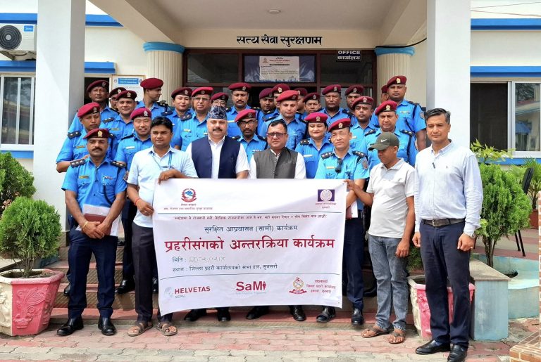 सुरक्षित बैदेशिक रोजगारीका लागि प्रहरीसंगको अन्तरक्रिया कार्यक्रम सम्पन्न भएको छ