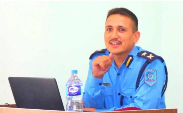 प्रहरीको इन्स्पेक्टरमा २०७० सालमा भर्ना भएका थापा संखुवासभाका हुन्